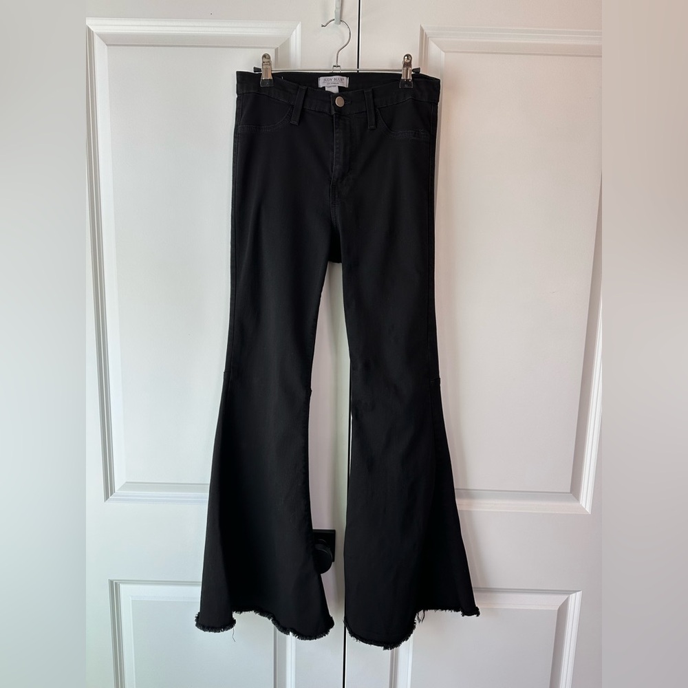 Judy Blue High Waist Super Flare Jeans Black (Size 7/28)